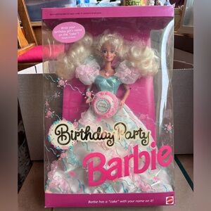 Retro Barbie Bundle- Barbie Birthday Party Doll — Cool Blue Barbie